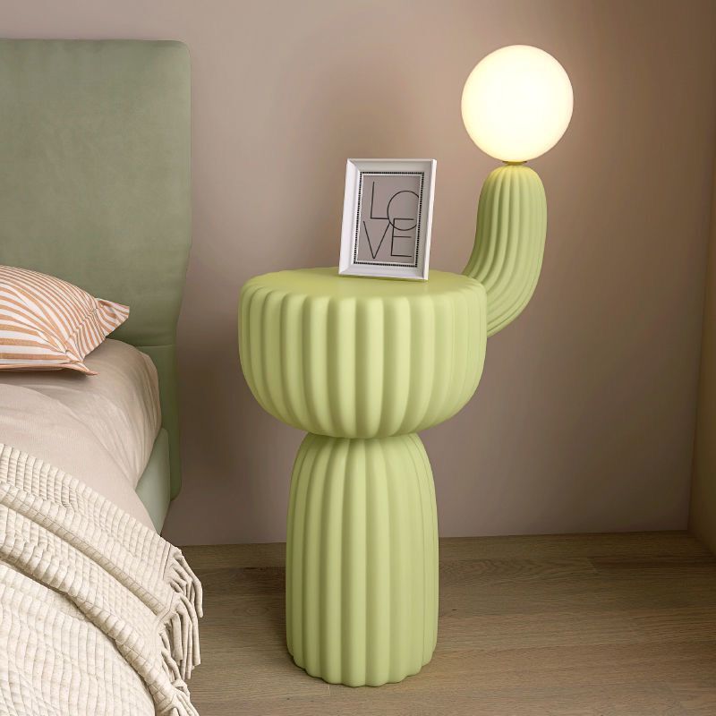 Cactus Floor Lamp – Sculptural Resin Statement Light