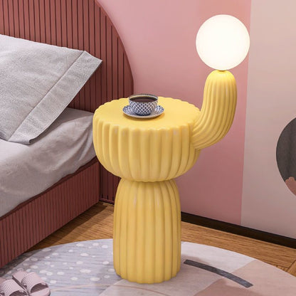 Cactus Floor Lamp – Sculptural Resin Statement Light